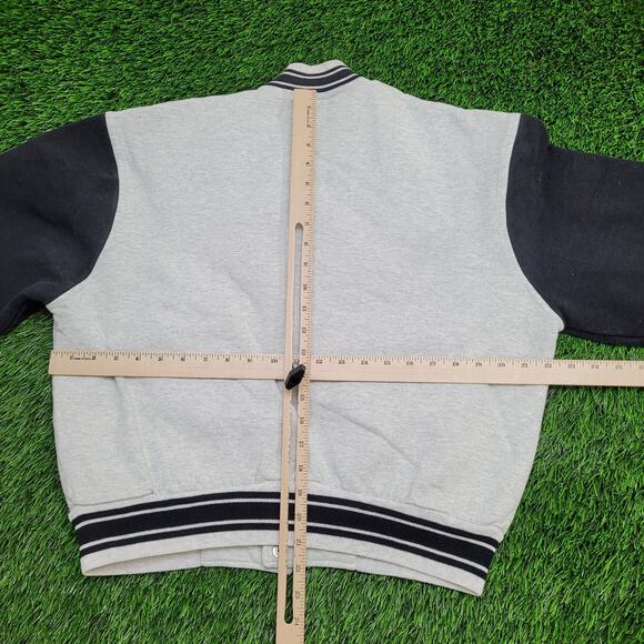 Vintage Fruit-Of-The-Loom Blank Jacket Medium 22x22 Varsity - Picture 5 of 12